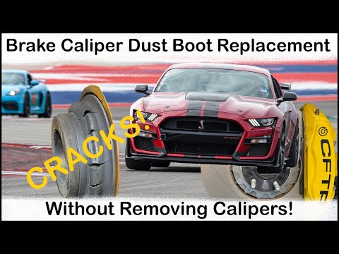 Brake Piston Dust Boot Replacement Without Removing Calipers!