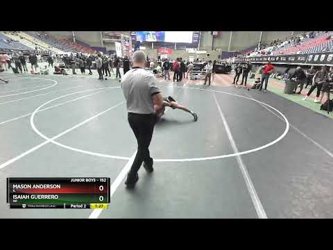 152 Lbs Cons. Round 3 - Isaiah Guerrero, WI Vs Mason Anderson, IL 42fd