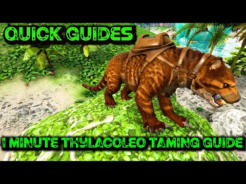 Ark Quick Guides - Thylacoleo - The 1 Minute Taming Guide!