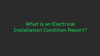 What is an EICR?