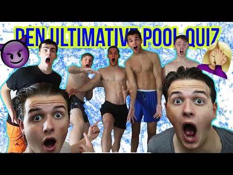 DEN ULTIMATIVE (KENDER DU DET) QUIZ VS YOUTUBERE *Pool straf*
