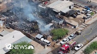 7 people displaced by Laveen mobile home fire