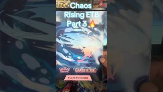 Chaos rising ETB PART 3 🔥 #pokemon