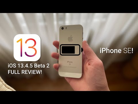 iOS 13.4.5 Beta 2 On iPhone SE! || FULL REVIEW!!