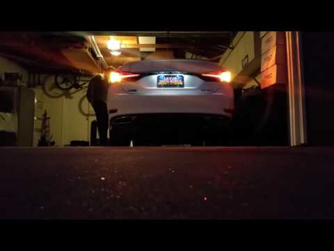 2017 Lexus GS350 F-sport with full bolt on Invidia Exhaust and Mid-pipe. Cold start and revs