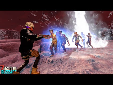 ZOMBIE HORDE! | 7 Days to Die: THE BLIZZARD (Day 28)