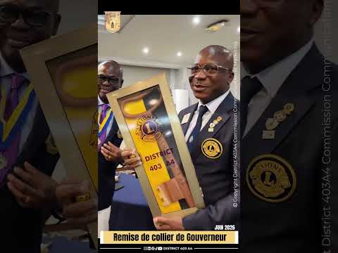 Cérémonie de remise de collier — Passage de flambeau 2026-2027