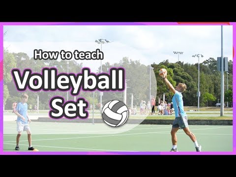 Setting (grade 3-6) | Teach Volleyball Skills thumbnail