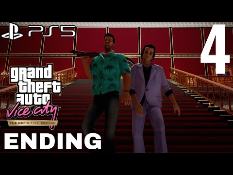 GTA VICE CITY DEFINITIVE EDITION PS5 Gameplay Walkthrough Part 4 ENDING [1080p 60FPS] -No Commentary