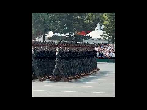 The amazing discipline and synchronization of the Chinese army  #military #army #chinesemilitary