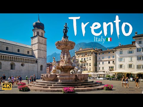 Trento, Italy 🇮🇹 | 4K Walking Tour – Cozy Old Town Atmosphere