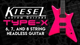 Video thumbnail for Kiesel Guitars Type-X Headless Guitar by Kiesel Guitars