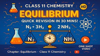 CBSE Class 11 || Chemistry || Equilibrium || Part-I || Animation || in English