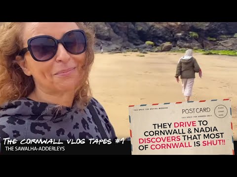 THE CORNWALL VLOG TAPES #1 They DRIVE to Cornwall & Nadia DISCOVERS That Most of CORNWALL is SHUT!!