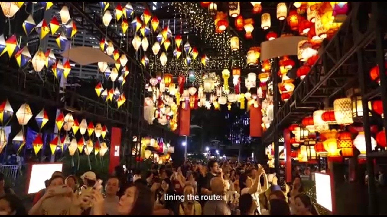 Video: 3,000+ lanterns from 20 countries illuminate Hong Kong's Victoria Park for Mid-Autumn