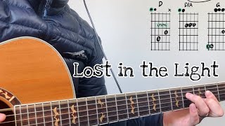 Lost in the Light Guitar Tutorial // Bahamas // Acoustic