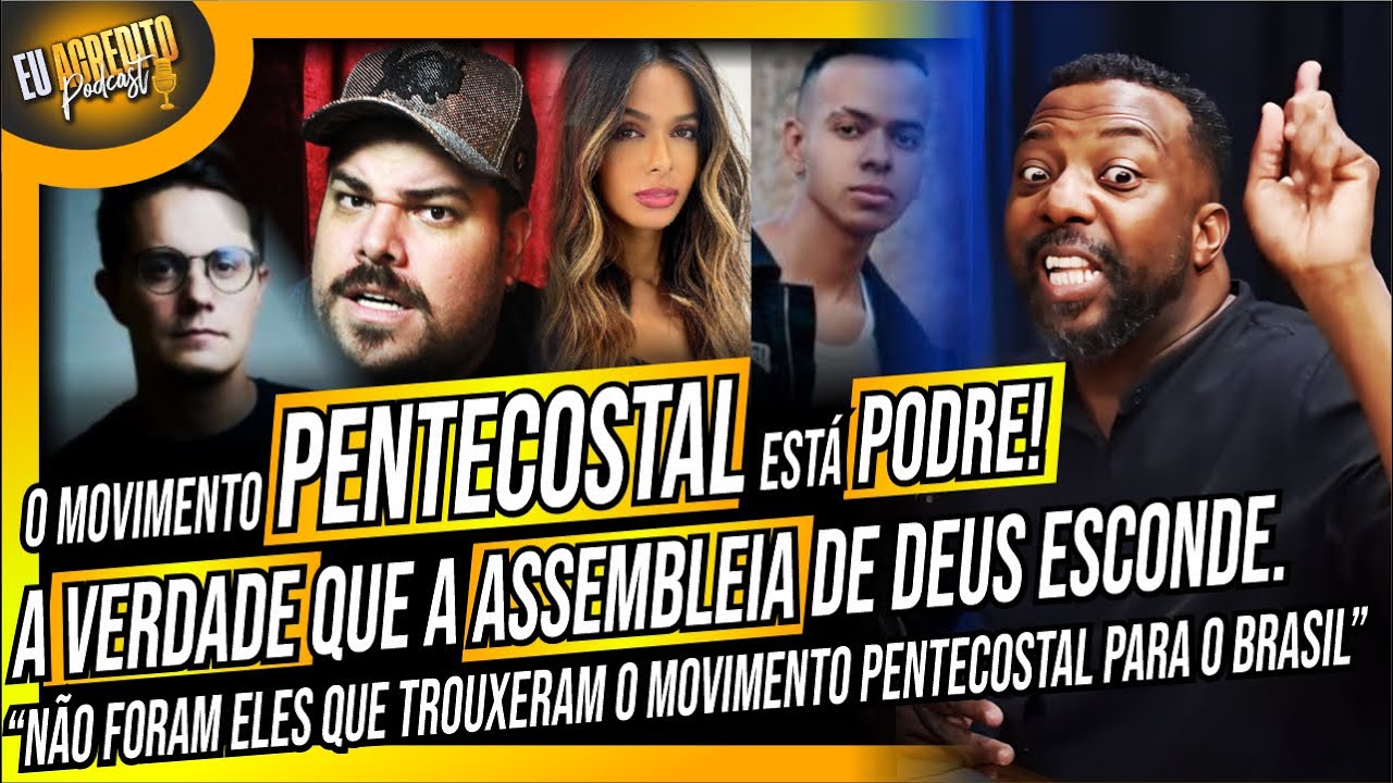 PASTOR CARLOS EDUARDO FALA TUDO SOBRE O MOVIMENTO PENTECOSTAL E DOS DESVIADOS QUE CRITICAM A IGREJA