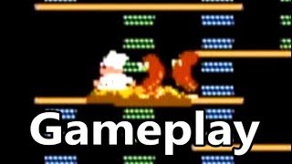 Burgertime NES Gameplay