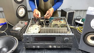 Is it that simple ? Restore Carver 5 Channel Audio Amplifier