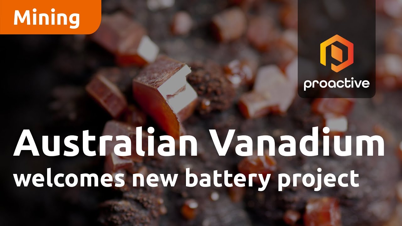Australian Vanadium welcomes new battery project