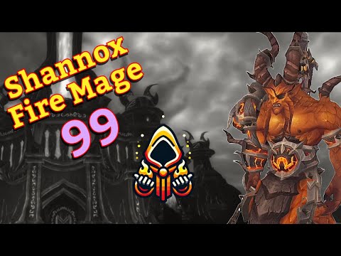 Cataclysm Classic Firelands Shannox Fire Mage 99 parse