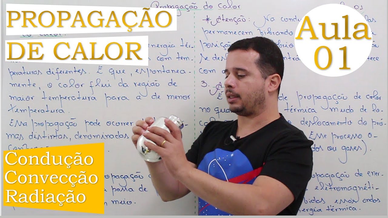 PROPAGAÇÃO DE CALOR | AULA 01 | CONDUÇÃO, CONVECÇÃO E RADIAÇÃO