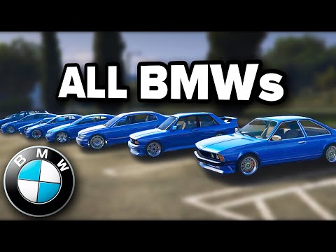 ALL BMW in GTA 5 in 1 Minute