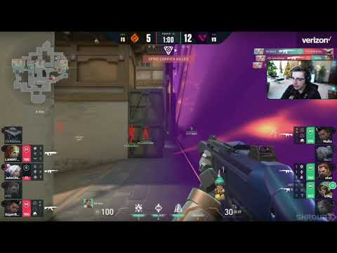 Shroud reacts to Vision Strikers Won the 1st Map against Full Sense