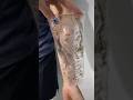 all the ink came off with the second skin 😱😭 #tattoo #henna #temporarytattoo