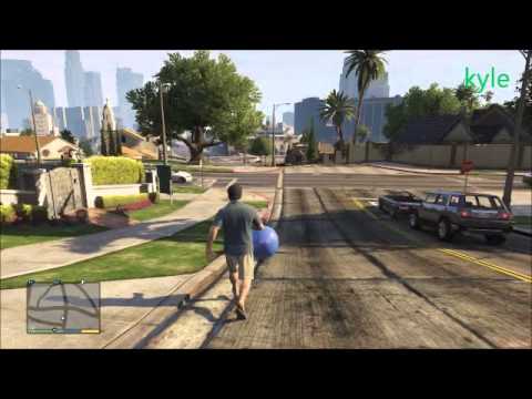 GTA V: Blue yoga ball challenge.