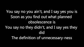 Lupe Fiasco - Around My Way [Lyrics On Screen] NEW