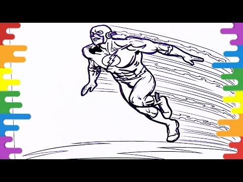 AVENGERS Coloring Pages |Superhero Coloring Pages|The Flash Coloring pages