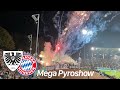 SC Preußen Münster vs. FC Bayern München, Choreo und Mega Pyroshow der Preußen Ultras