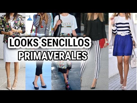 COMBINACIONES de ROPA de  MODA 2022 PRIMAVERA VERANO MODA PRIMAVERA VERANO 2022 LOOKS Y OUTFITS