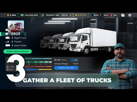Truck Manager - 2025 Gameplay Walkthrough Part 3 (Android, IOS) - YouTube