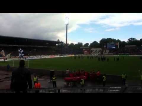 KSC vs Rostock Aufstiegs Feier