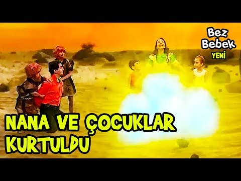 Nana ve Çocuklar Dev Dorgan'dan Kaçtı | Bez Bebek Eğlenceli Videolar