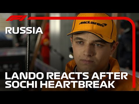 Lando Norris Reacts To Sochi Heartbreak | 2021 Russian Grand Prix