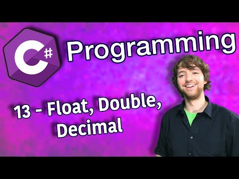 C Programming Tutorial 13 Float Double Decimal