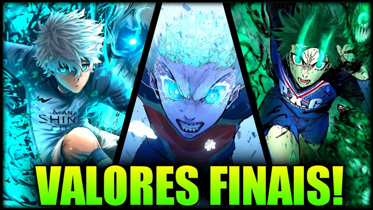 TODOS VALORES FINAIS DA LIGA NEO-EGOÍSTA EM BLUE LOCK! (apostas Finais)