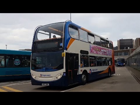 DUPLICATE THRASH: Route X79 | NK57DWL/19204 - Stagecoach North East: Dennis Trident 2/ADL Enviro 400