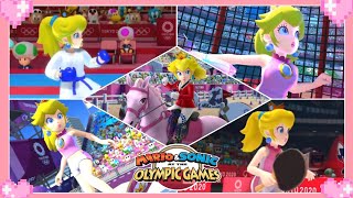 💗 Mario and Sonic at the Tokyo 2020 Olympic Games (All Events) - Peach Gameplay 💗