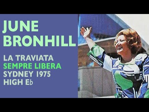 June Bronhill - Verdi: LA TRAVIATA, Sempre libera, Sydney 1975, High E-flat