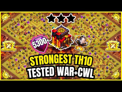 ( TOP 20🔥 ) BEST TH10 CWL BASE WITH LINK 2025 || TH10 WAR BASE LINK 2025 || TH10 BASE CLASH OF CLANS
