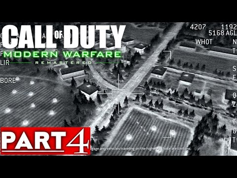 Call of Duty Modern Warfare Remastered Walkthrough Part 4 Death From Above