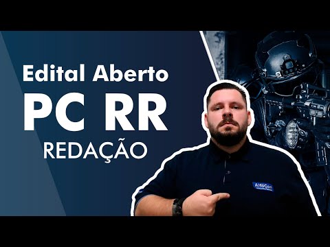 Aula de Redação para Polícia Civil de Roraima - PC RR - AlfaCon