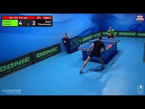 09:00 Anatolii Levshyn 3 - 1 Serhii Cherniavskyi West 1 WIN CUP 11.11.2022 | TABLE TENNIS WINCUP