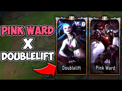 PINK WARD SHACO + DOUBLELIFT BOT LANE IS A DEADLY DUO!! - League of Legends