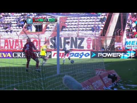 Diaz le ahogó el grito a Jara.Huracán-Atlético.Fecha 6.Torneo Primera B Nacional.Fútbol Para Todos