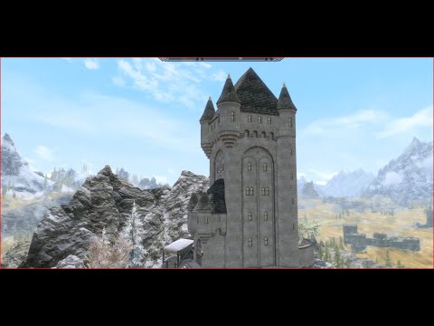 Whitepeak Tower - Dawnguard Themed Player Home - Skyrim SE/AE House Mod